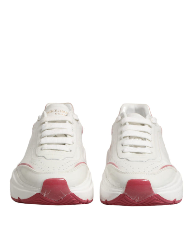 White Pink Daymaster Low Top Sneakers Shoes
