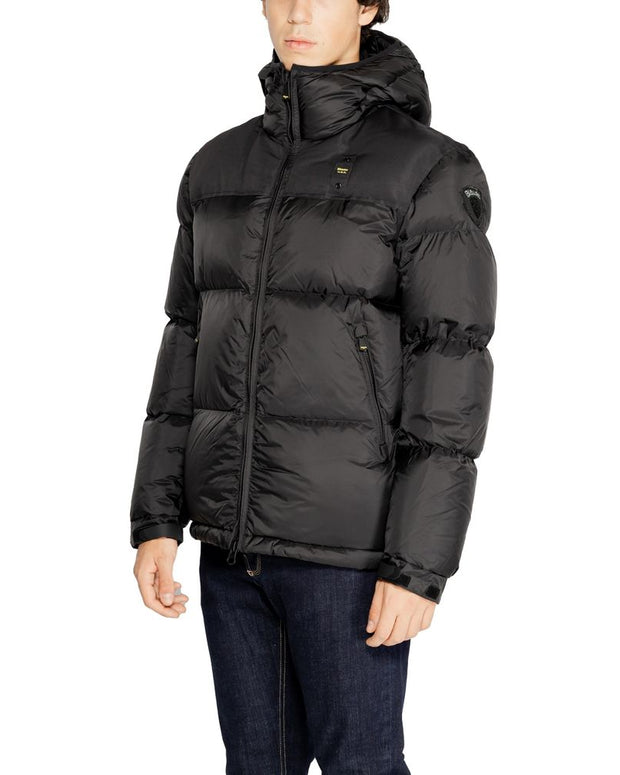 Black Polyamide Jackets & Coat