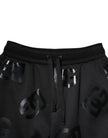 Black Logo Cotton Bermuda Sweatshorts Shorts