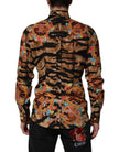 GOLD Cotton Tiger Carretto Long Sleeve Shirt