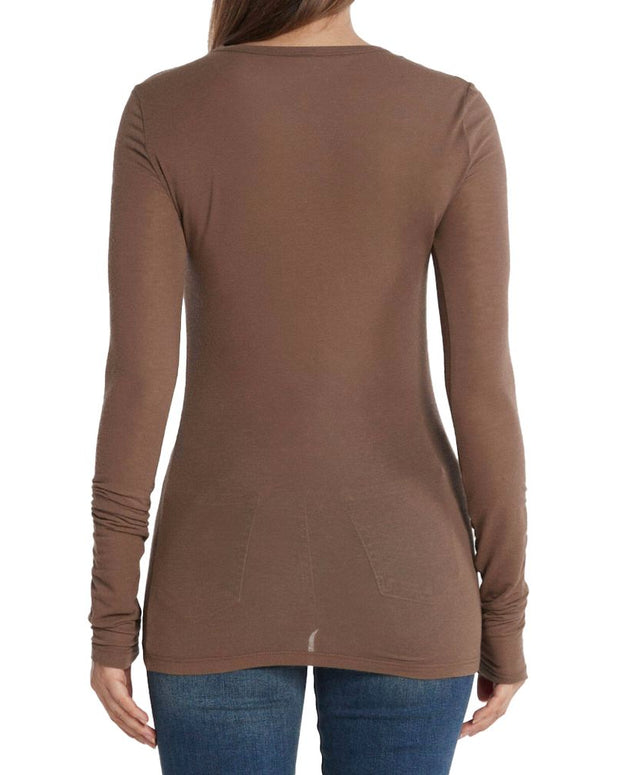 Brown Viscose Sweater