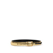 Gold Leather Belt