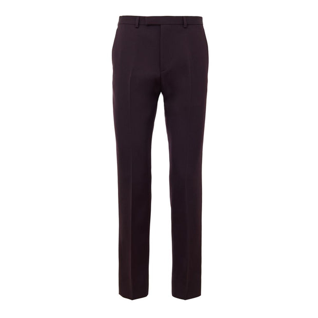 Bordeaux Wool Jeans Denim