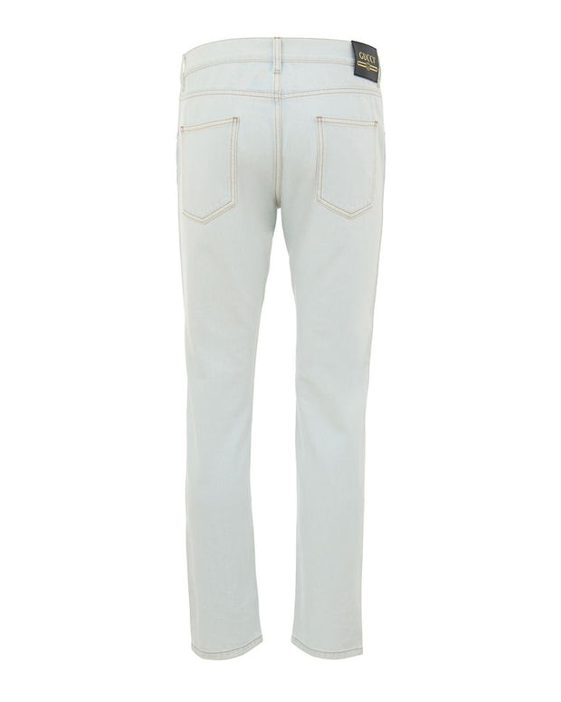 Blue Cotton Jeans Denim