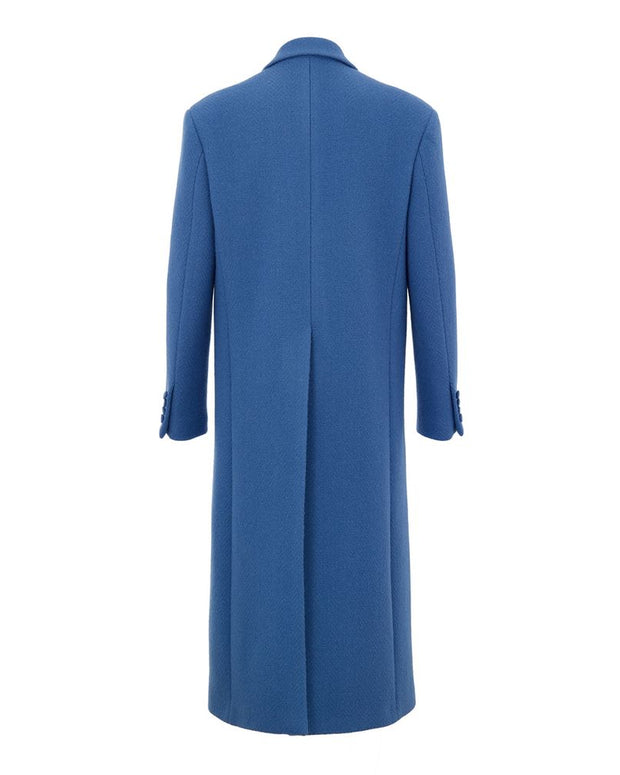 Blue Wool Coat