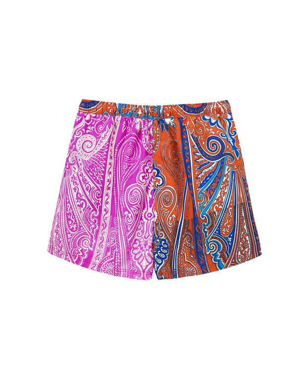 Multicolor Polyamide Swim Short