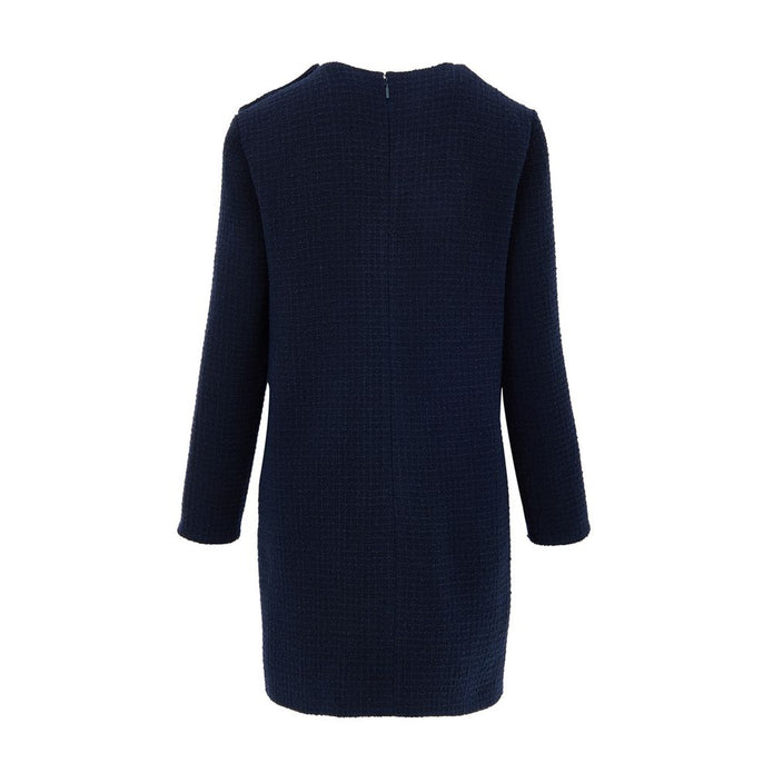 Navy Blue Wool Short