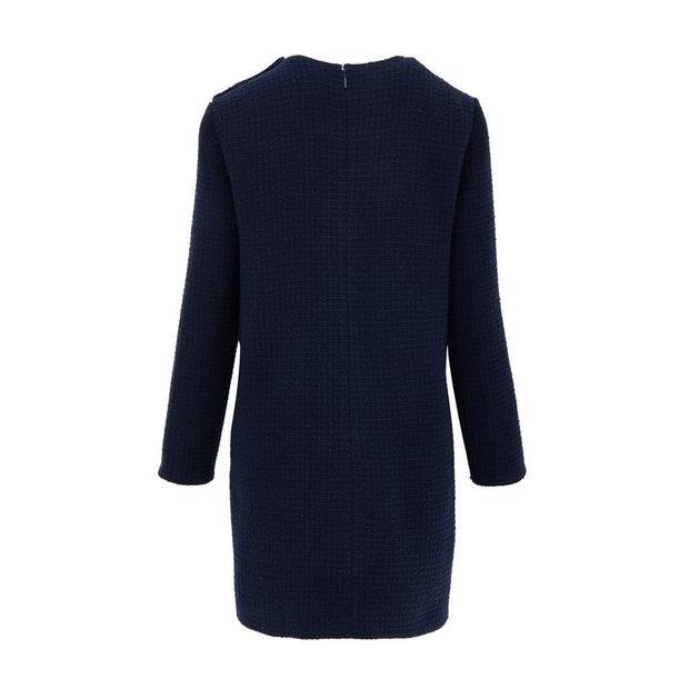 Navy Blue Wool Short
