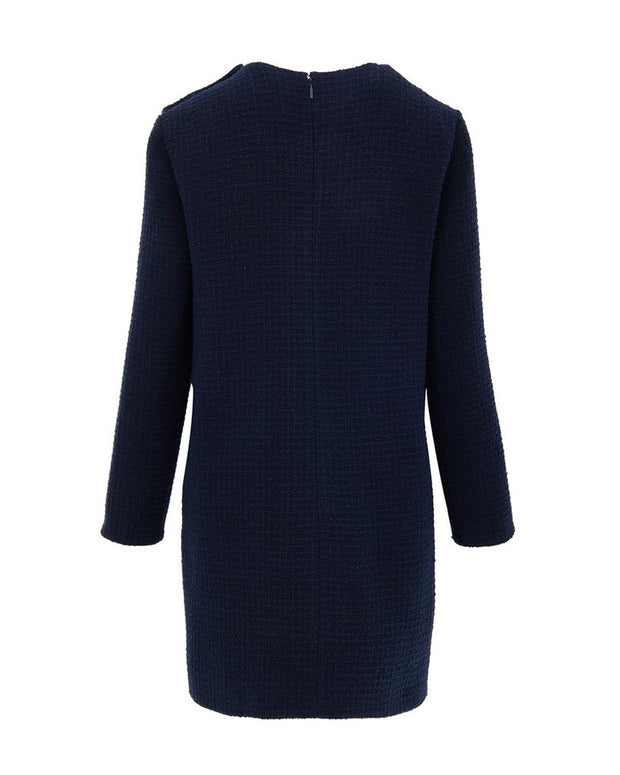 Navy Blue Wool Short