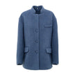 Light Blue Wool Jackets & Coat