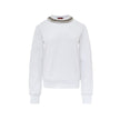 White Cotton Sweatshirt