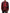 Navy Red Silk Coral Print Pullover Sweater