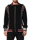 Black DG King Full Zip Sweatshirt  Sweater