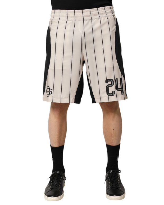 Off White Polyester DG Logo Sweatshorts Shorts