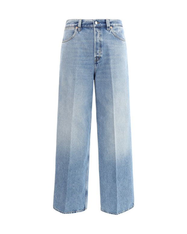 Light Blue Cotton Jeans Denim