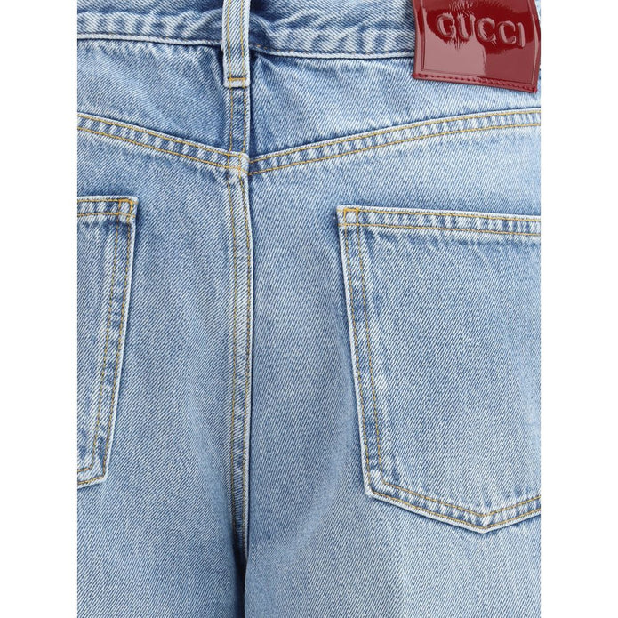 Light Blue Cotton Jeans Denim