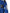 Blue Cotton Logo Patch Ribbed Knit Cardigan Sweater