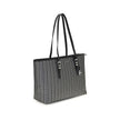 Quinn large jacquard logo Tote Bag
