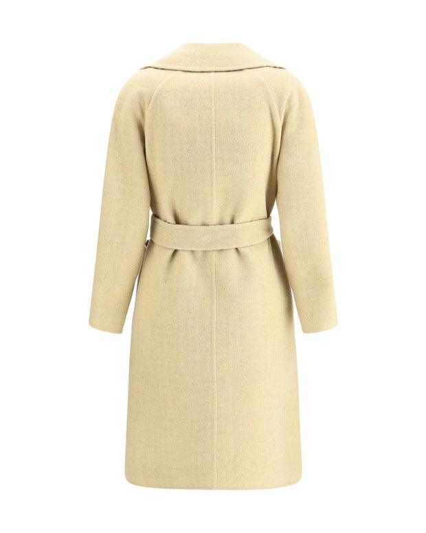 Reversible wool robe Coat