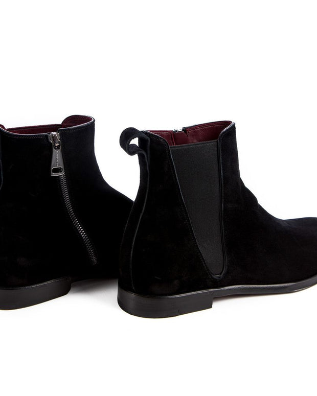 Black Calfskin Boot