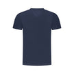 Blue Cotton Women T-Shirt