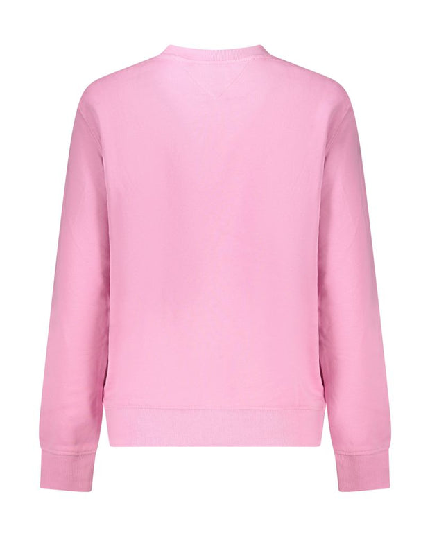 Pink Cotton Women Sweater