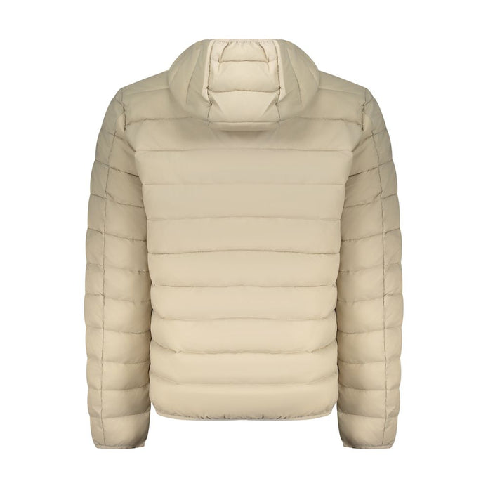Beige Polyamide Men Jacket