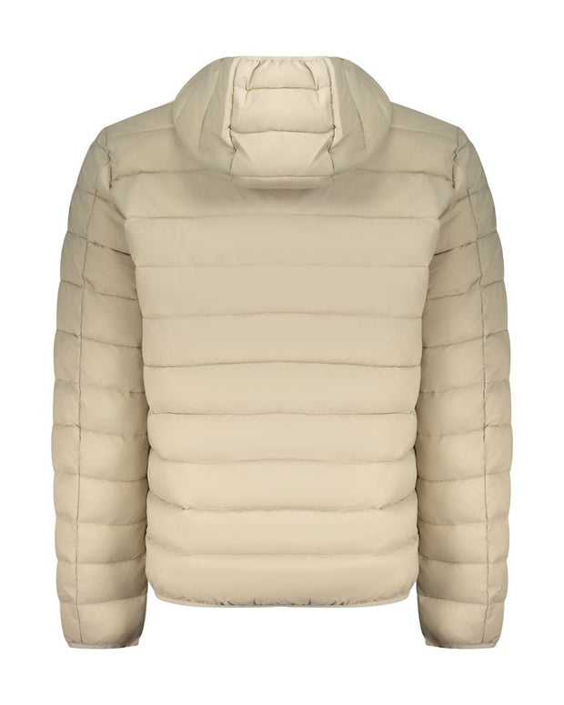 Beige Polyamide Men Jacket