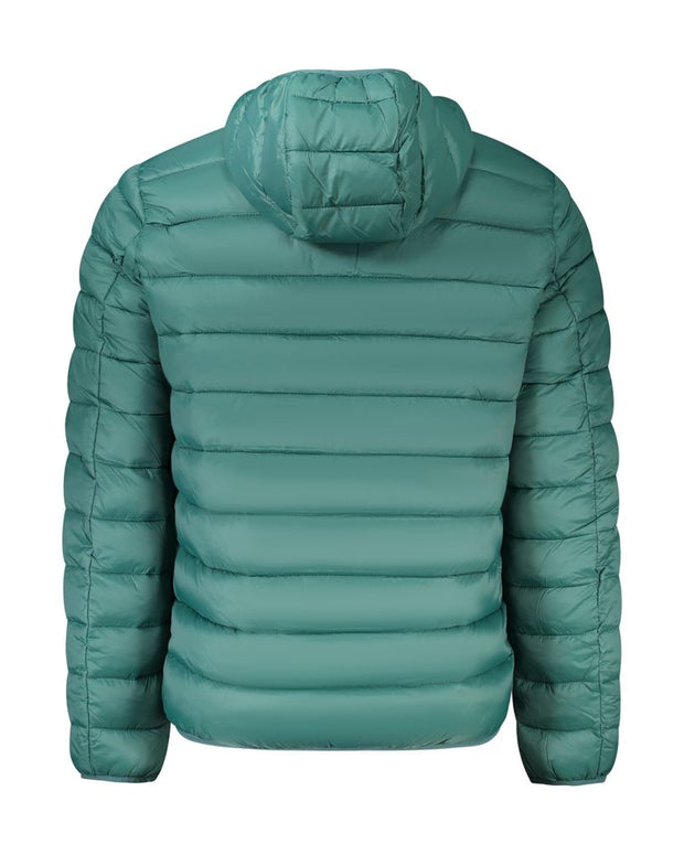 Green Polyamide Men Jacket