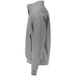 Gray Polyester Men Jacket