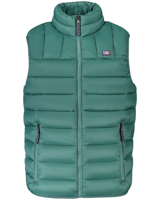 Green Polyamide Men Jacket