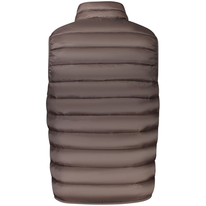 Brown Polyamide Men Jacket