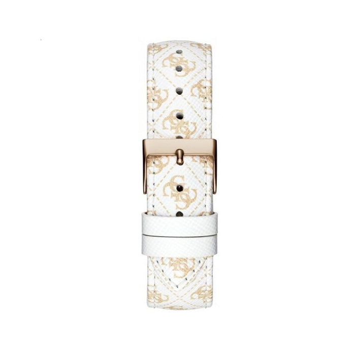 White Leather Watch