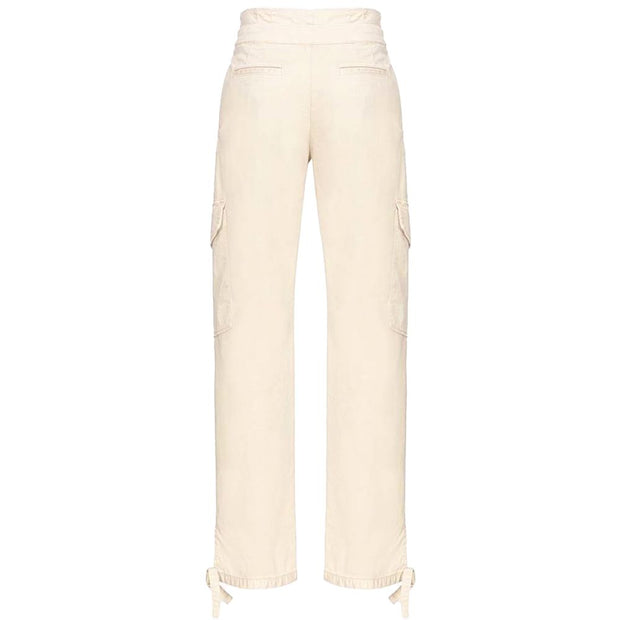 White Cotton Jeans & Pant