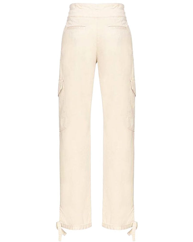 White Cotton Jeans & Pant