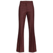 Red Polyester Jeans & Pant