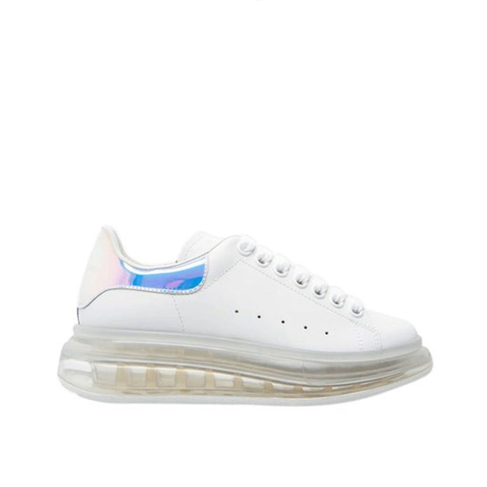 White Calfskin Chunky Sneakers