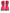 Pink White Viscose Padded Mid Calf Boots Shoes