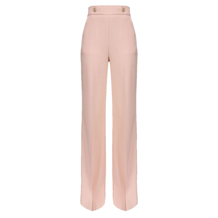 Pink Polyester Jeans & Pant