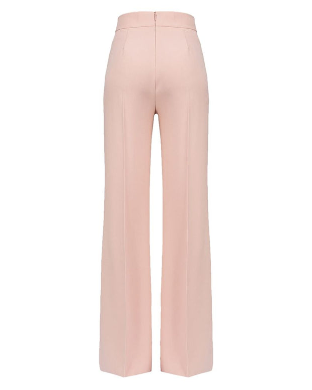 Pink Polyester Jeans & Pant