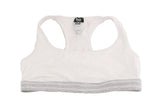 Elegant White Stretch Sport Bra