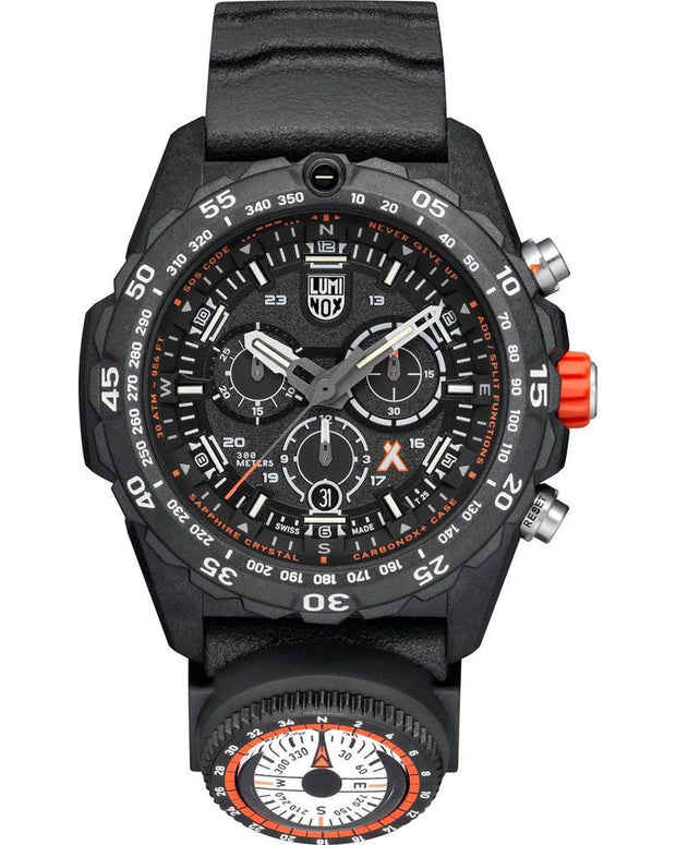 Black Rubber Sport Watch