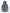 Blue Cotton Blend Hooded Sweatshirt Sweater