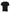Black Cotton Logo Print Crew Neck T-shirt