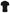 Black Sacred Heart Cotton Crew Neck T-shirt