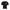 Black Minimalist Cotton Crew Neck T-shirt