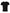 Black Cotton Crewneck Short Sleeves T-shirt
