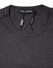Dark Gray Crew Neck Short Sleeves T-shirt