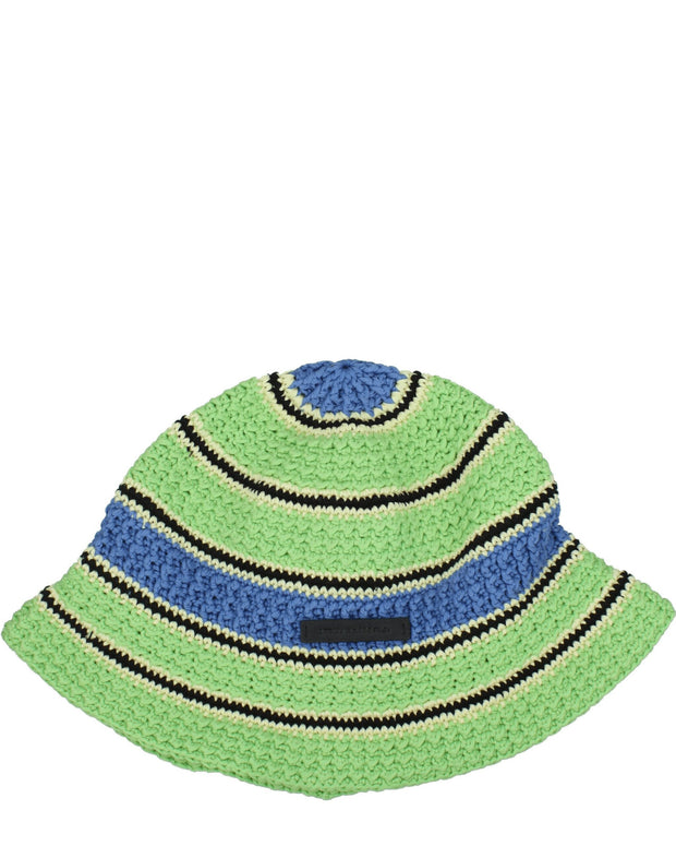 Green Cotton Bucket Hat