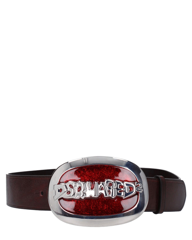 Brown Leather Regular Belt